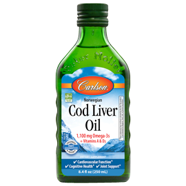 Cod Liver Oil Natural Flavor 8.4 oz