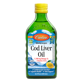 Cod Liver Oil Lemon Flavor 8.4 oz