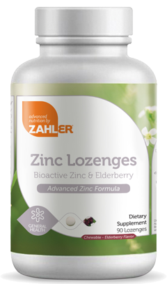 Zinc Lozenges Elderberry Flavor 90 Lozenges