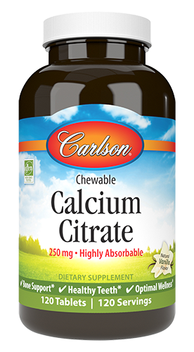 Chewable Calcium Citrate 120 Tablets