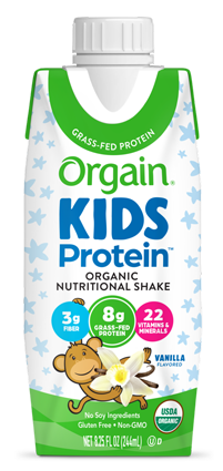 Kids Protein Organic Nutrition Shake Vanilla Single Serving Pack