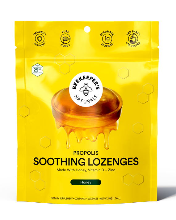Propolis Soothing Lozenges Honey 14 Drops
