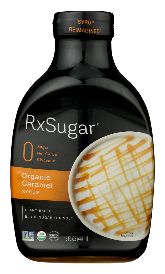 RxSugar® Organic Caramel Syrup 16 fl oz