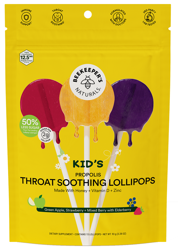 Kid's Throat Soothing 15 Lollipops