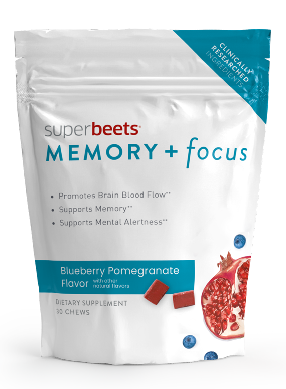 SuperBeets Memory + Focus 30 Chews