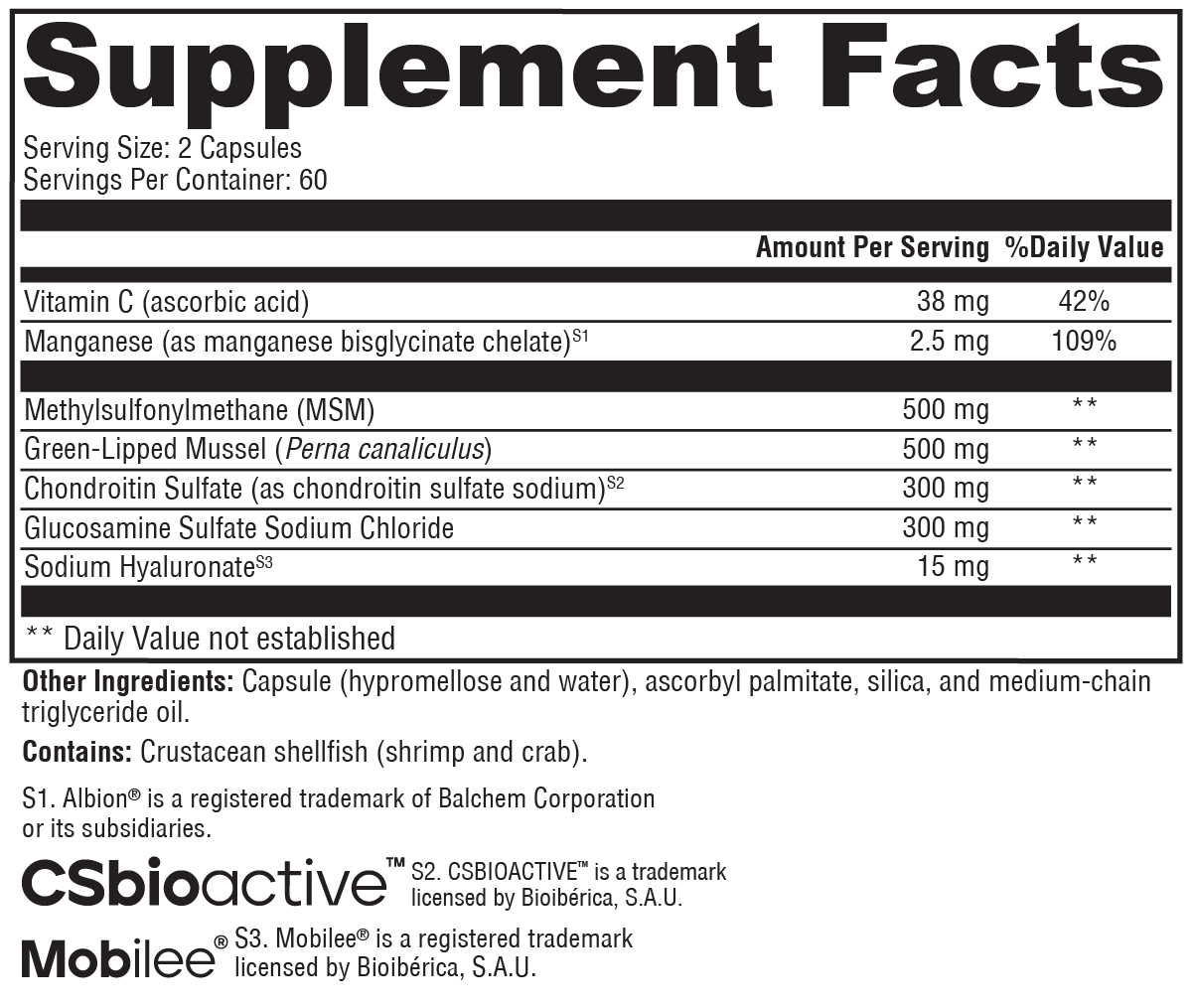 supplement facts